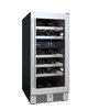 Avallon 15 Inch Wide 23 Bottle Capacity Dual Zone Wine Cooler with Right Swing Door AWC152DZRH